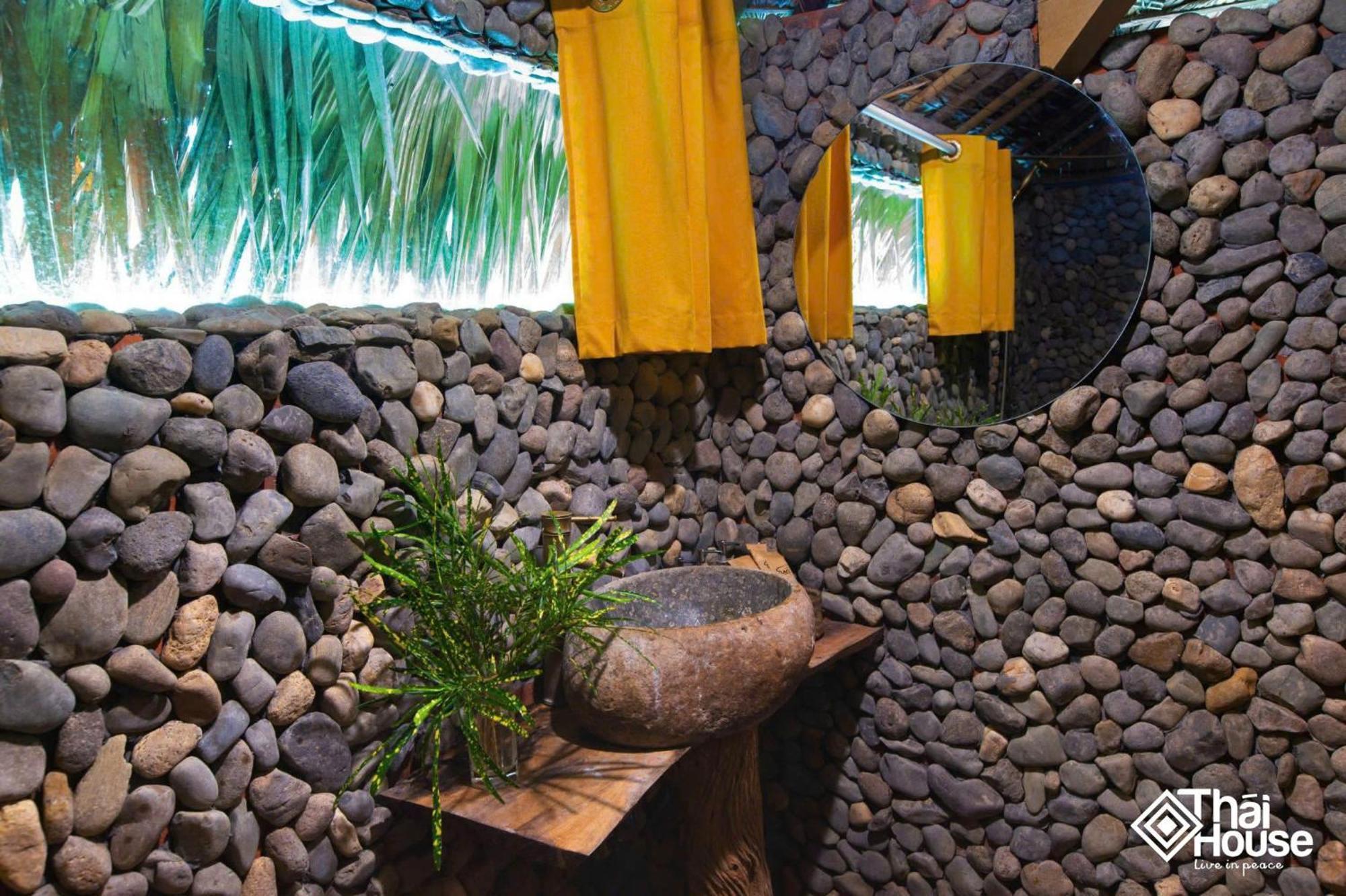 Thai House Pu Luong - Century Old Stilt House With Terrace Views Huong Ba Thuoc Buitenkant foto